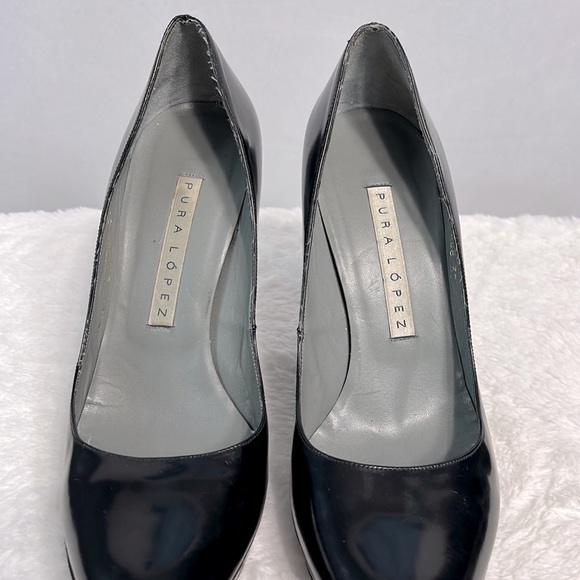 Pura Lopez Patent Leather Platform Pump size 8 EU39 - Picture 7 of 11